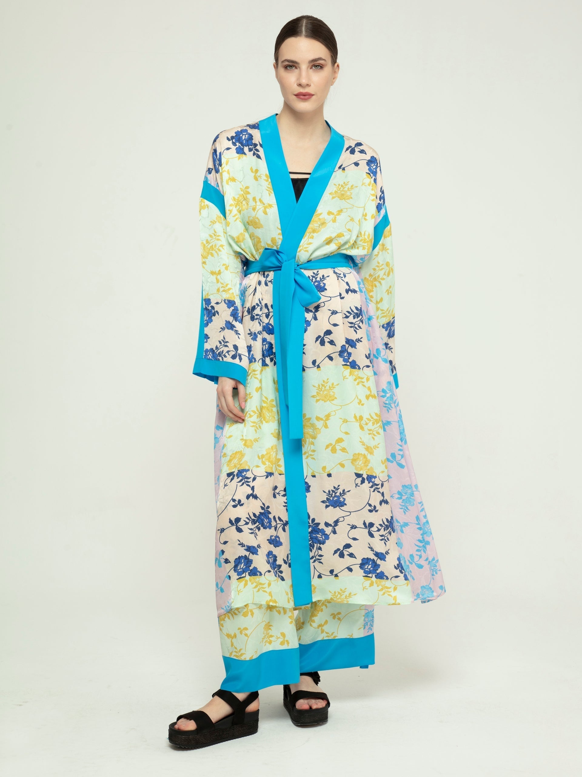 Floral Patterned Kimono