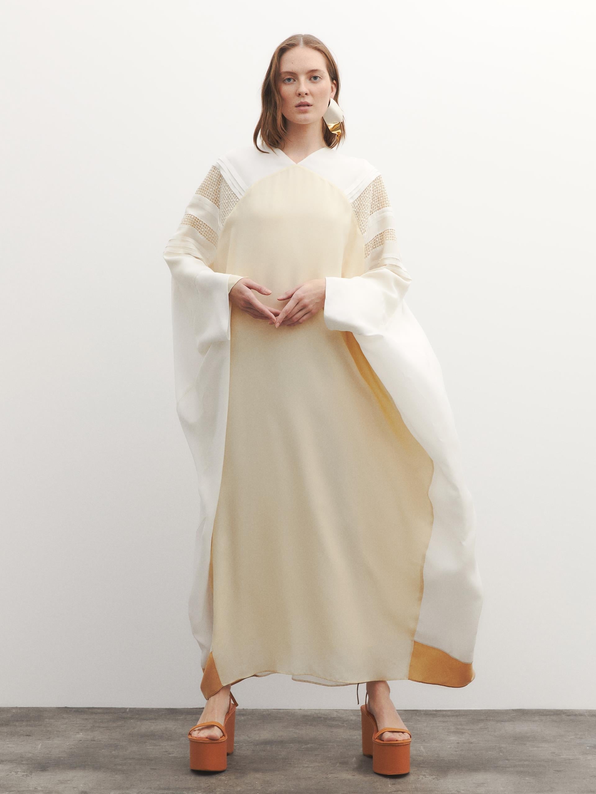 Brode Detailed Raglan Sleeve Oversize Dress