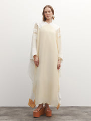 Brode Detailed Raglan Sleeve Oversize Dress