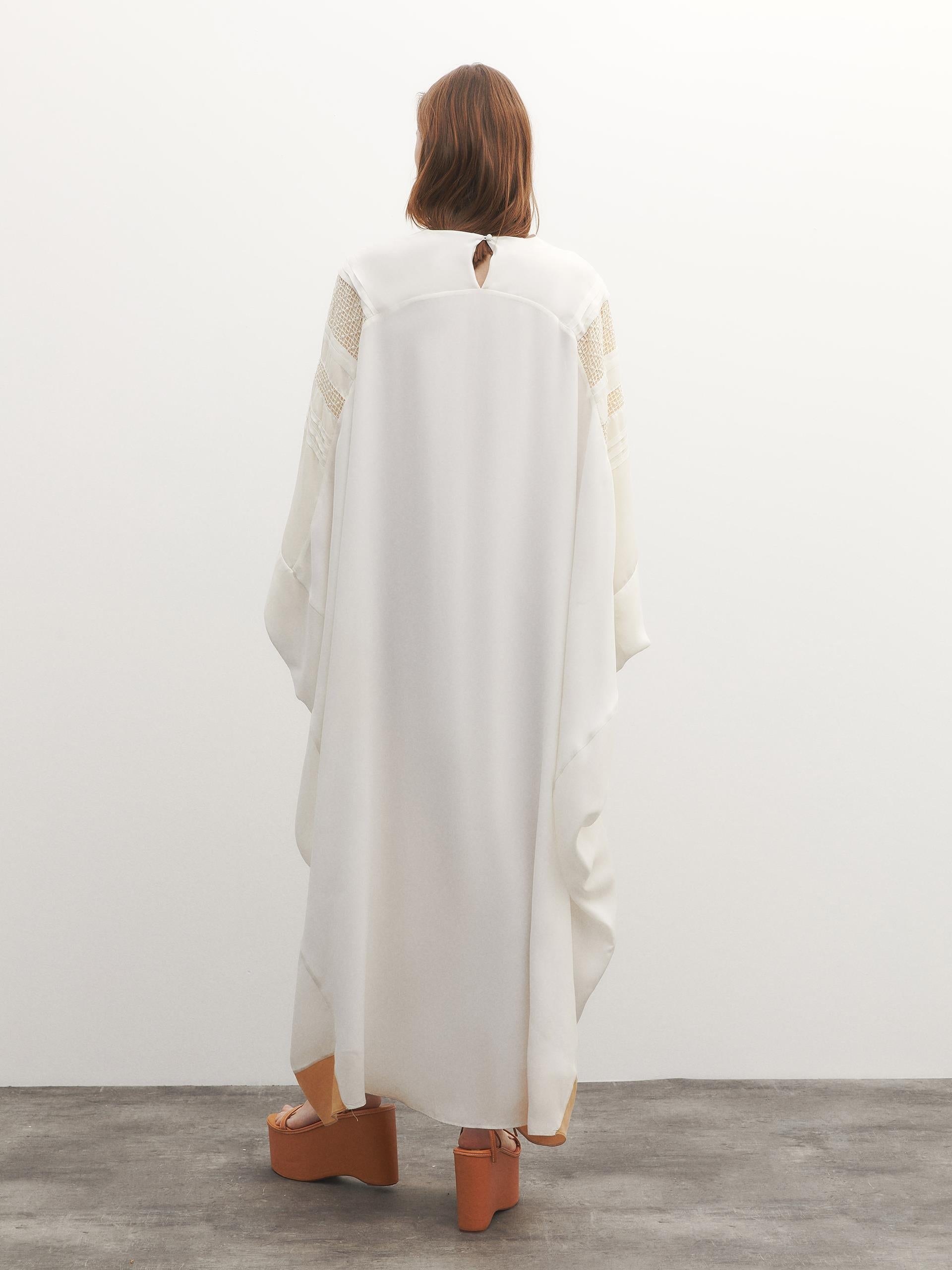 Brode Detailed Raglan Sleeve Oversize Dress