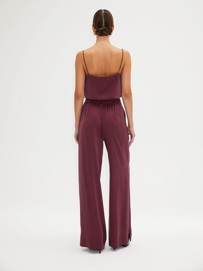 Trousers with Slit Detail on the Leg