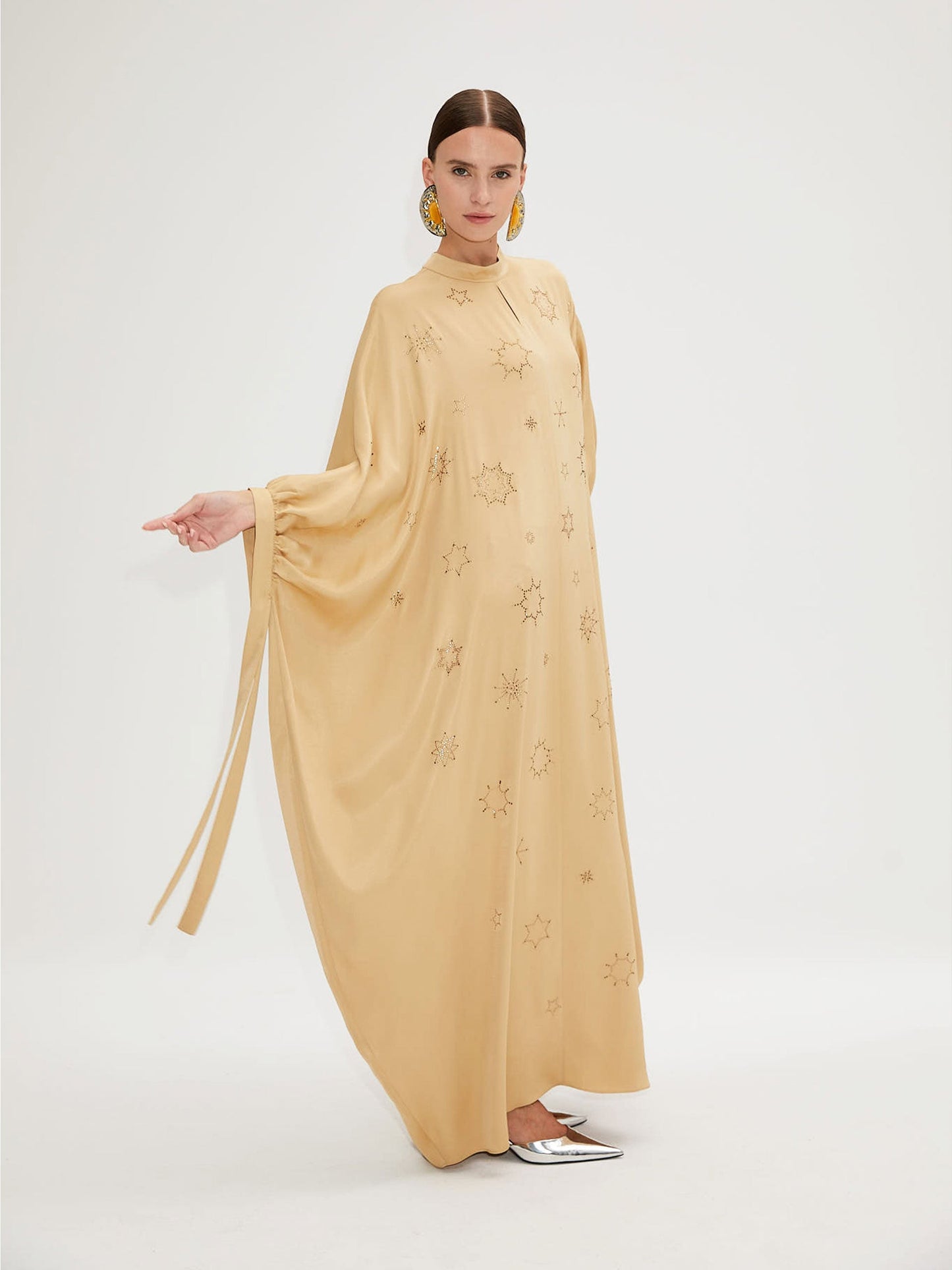 Gold Color Oversize Dress