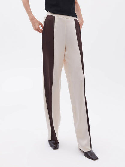 Burgundy Piece Detailed Trousers
