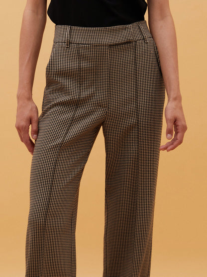 Plaid Suit Trousers