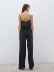 Waist Elastic Knit Trousers