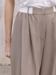 Pleat Detailed Relaxed Cut Trousers